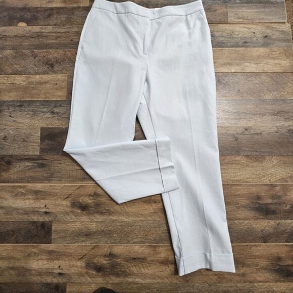 New Ann Taylor The High Waist Ankle Pastel Blue Pants Curvy Fit 12 Slim Leg - Picture 1 of 13